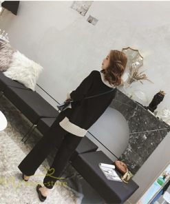セットアップ | 2点セット ニットセーター レディース 秋 冬 長袖 セーター 上下セット かわいい 20代 30代 カジュアル 40代 ワイドパンツ 着痩せ 50代 新作