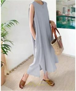 マキシ | ワンピース 秋インナー タンクトップ ミモレ丈 レディース ルームウェア 部屋着 落ち感 無地 タンクワンピース 送料無料 20代30代 可愛い 40代50代