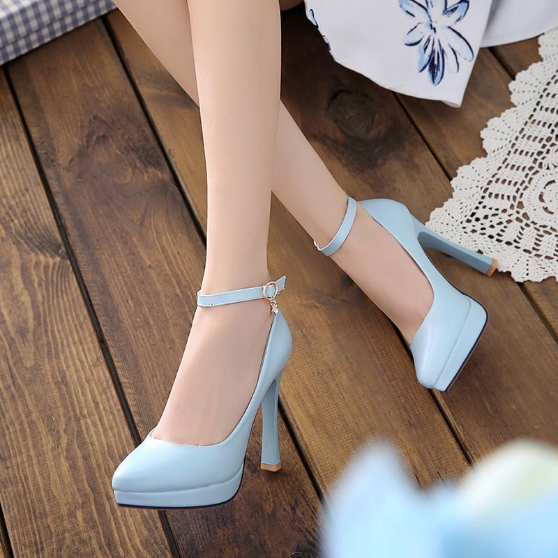 パンプス | ハイヒール シューズ ポインテッドトゥ ヒール 大きいサイズ レディース 走れる 細ヒール アンクルストラップ 宴会 歩きやすい ストラップ