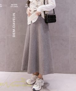 スカート | マタニティレディース 妊婦服 無地 着痩せ ハイウエスト カジュアル Aライン産前産後 体型カバー マタニティウェア ウエスト調整