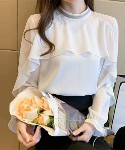 シャツ・ブラウス | ハイネック カフス オフィスカジュアル オケージョン シンプル レディース 春 韓国 ファッション 立ち襟 カジュアル エレガント 通勤OL 優雅 オシャレ 上品 細身