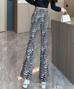 チノ・テーパード・ジョガー・スキニーパン | パンツ レディース ロングパンツ フレアパンツゼブラ柄  ボトムス 韓国 オルチャン 原宿 ダンス 衣装 パンツ B系 サブカル アニマル柄 HIPHOP K-POP ストリート