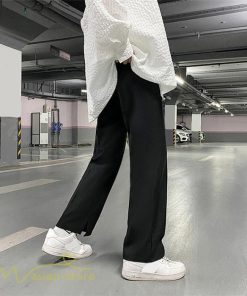 チノパン | ワイドパンツ メンズ 春 夏 秋 無地 アンクルパンツ 大きいサイズ ゆったり パンツ ガウチョパンツ 上品 裾口スリット 夏服 黒 体型カバー 着痩せ カジュアル