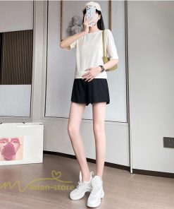パンツ レギンス | マタニティパンツ ショート丈 レディース サマーパンツ 夏 薄手 ワイドパンツ 着痩せ ゆったり おしゃれ カジュアル 柔らか 上品 妊婦服 ウエスト調整 きれいめ