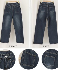 ワイド、バギーパンツ | レトロ デニムワイドパンツ ハイウエスト