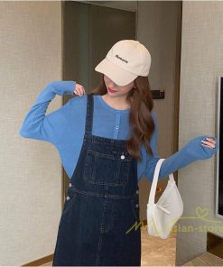 オーバーオール サロペット | デニムサロペットスカート レディース 40代 春夏 デニムワンピース レディス ボトムス ジャンバースカート カジュアル 無地 サロペット ストレート 着痩せ