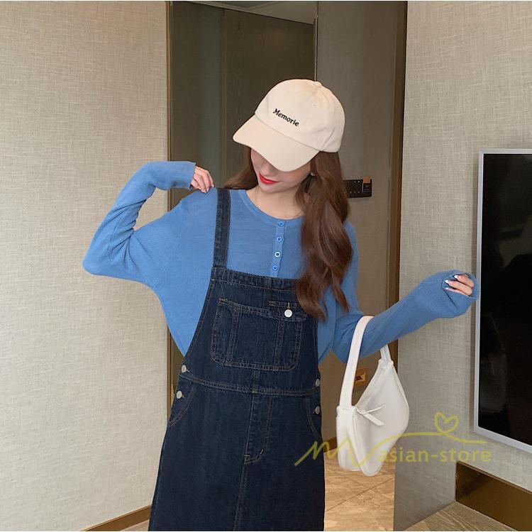 オーバーオール サロペット | デニムサロペットスカート レディース 40代 春夏 デニムワンピース レディス ボトムス ジャンバースカート カジュアル 無地 サロペット ストレート 着痩せ