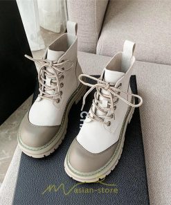 ショートブーツ | ブーツ レディース シューズ 厚底 おしゃれ  編み上げブーツ 2022トレンド 黒 黄色 灰色 歩きやすい 通学 通勤 旅行 外出 お出かけ デート