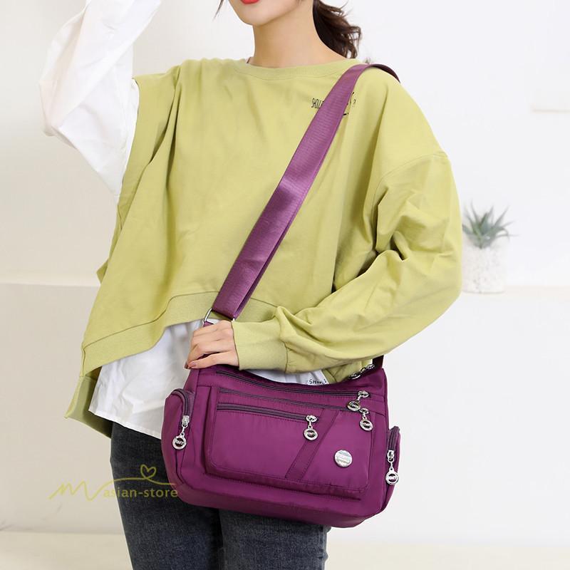 女性用バッグ | ショルダーバッグ レディース 防水 多機能 ポケット沢山 肩掛け 収納 軽量 バッグ Bag 鞄 ママかばん 大人 お出かけ 20代30代40代 収納 通学通勤