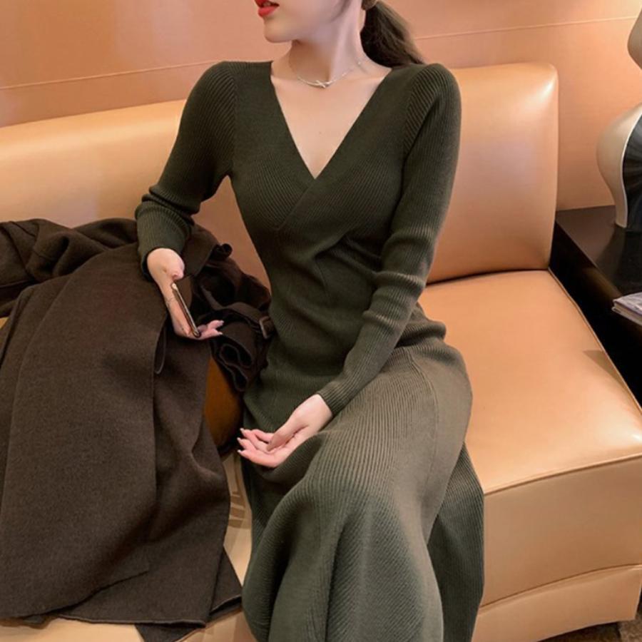 ワンピース | ニットワンピ ロングワンピースレディース