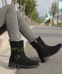 ショートブーツ | スノーブーツ レディース 暖かい 裏ボア シューズ 冬 レディースブーツ ジップブーツ 防寒着 ウインター ブーツ 20代30代40代 スノーシューズ