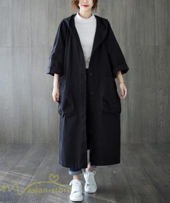 チェスターコート | トレンチコート レディース ロングコート 秋 秋コート フード付き 長袖 オーバーサイズ コート アウター ミリタリー 秋服 無地 カジュアル