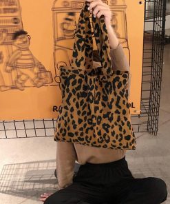 トートバッグ | ヒョウ柄 大容量レディース