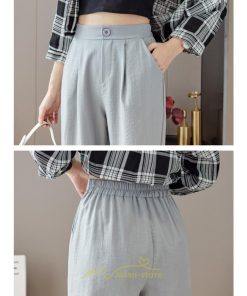 チノ・テーパード・ジョガー・スキニーパン | テーパードパンツ レディース ボトムス パンツ 麻綿風 チノパン 涼しい 接触冷感 ウエストゴム 夏パンツ 九分丈 春夏秋 可愛い 20代30代 無地 スリム 40代 大人