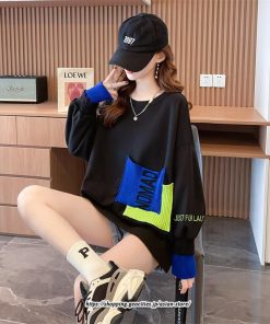 パーカー | トレーナー レディース プルオーバー クルーネック 長袖 トップス Tシャツ スウェット ゆったり トップス 大きいサイズ 秋冬 送料無料 おしゃれ 韓国