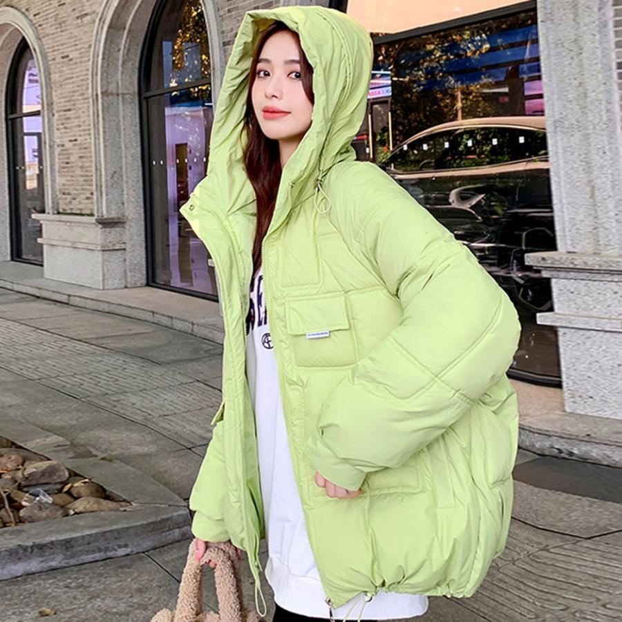 ジャケット・ブルゾン | 中綿フェイクダウンジャケット フード付き