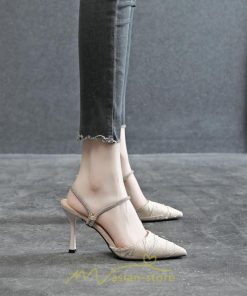 パンプス | ヒール ストラップ ピンヒール 夏 ハイヒール ストラップ 結婚式 パーティー 歩きやすい ファッション 小さいサイズ おしゃれ 幅広 大きいサイズ