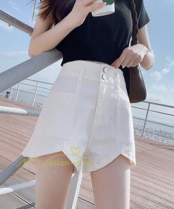 ショートパンツ | レディース デニム 短パン ジーンズ ボトムス 20代30代40代 カジュアル お出かけ 通勤通学 韓国風 ファッション 上品 着痩せ