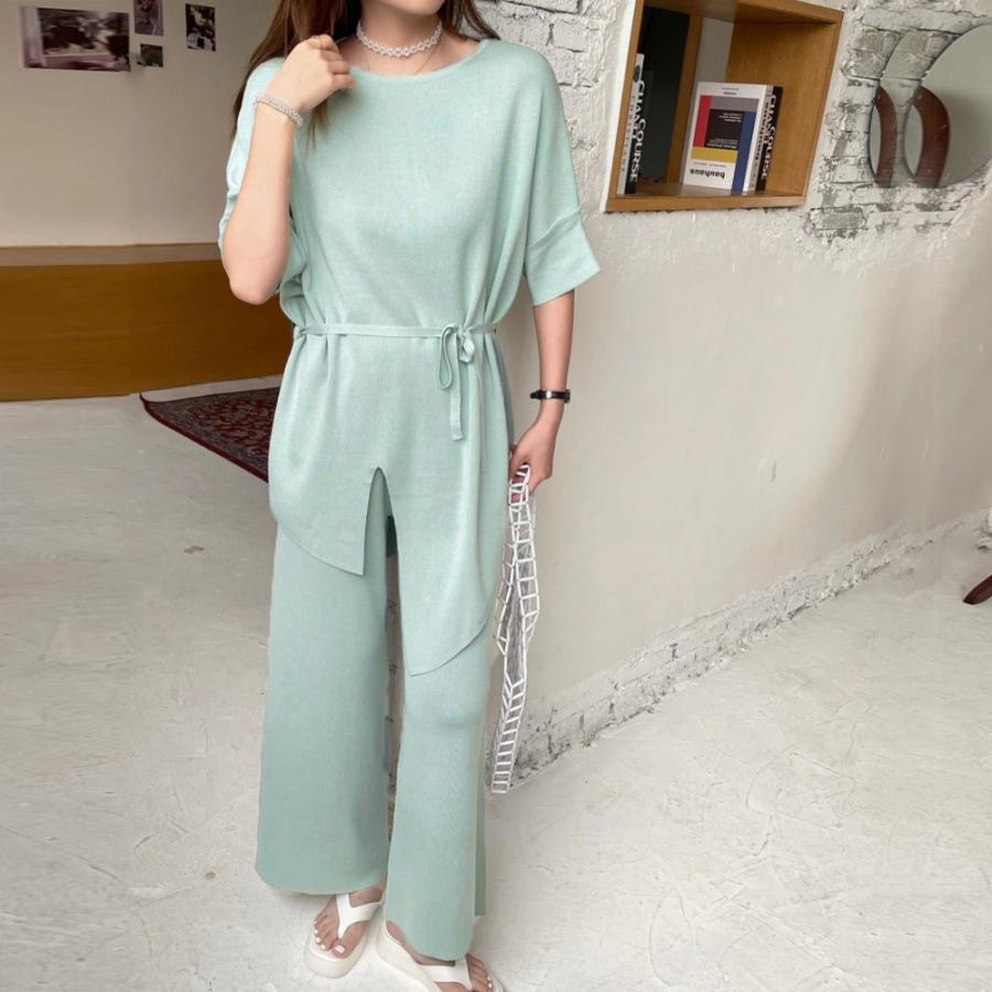 セットアップ | ニット冷感タッチレディース