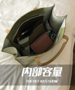 ハンドバッグ | クロコ 2way スクエアバッグ 肩かけバッグ 縦型 レディース 型押し レザーバッグ 手提げバッグ トートバッグ 縦長 A4