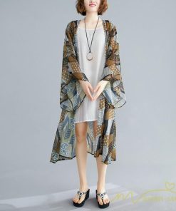 カーディガン | レディース 夏 ロングロングアウター UVカット 紫外線 冷房対策 夏ロング 羽織 前開き 大きいサイズ 体型カバー