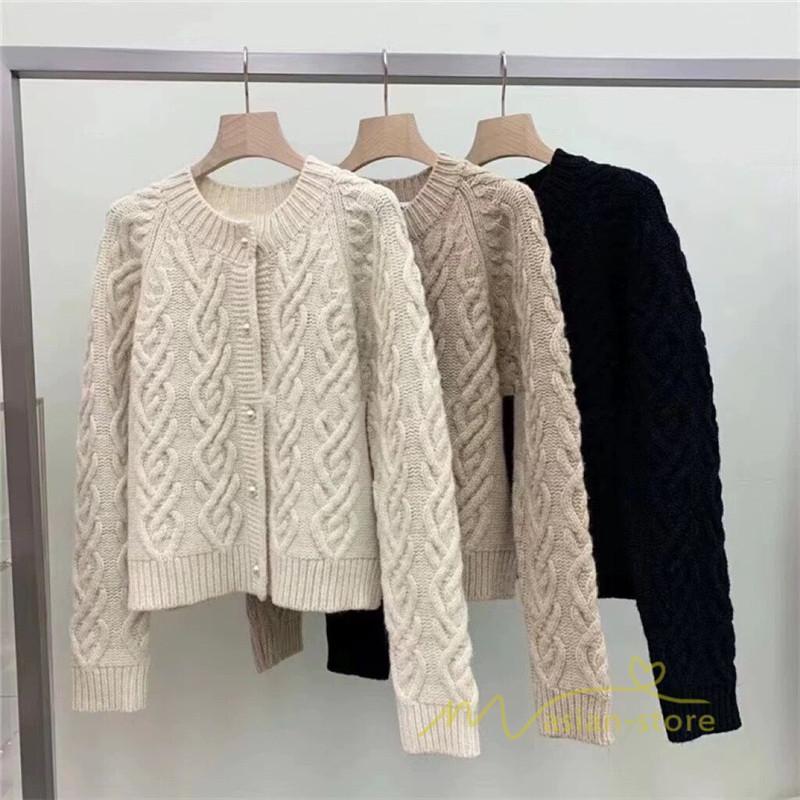 カーディガン | ニットショート丈 アウター レディース 羽織り 無地 長袖 ライトアウター セーター 秋冬 ニット 可愛い 20代30代 通学通勤