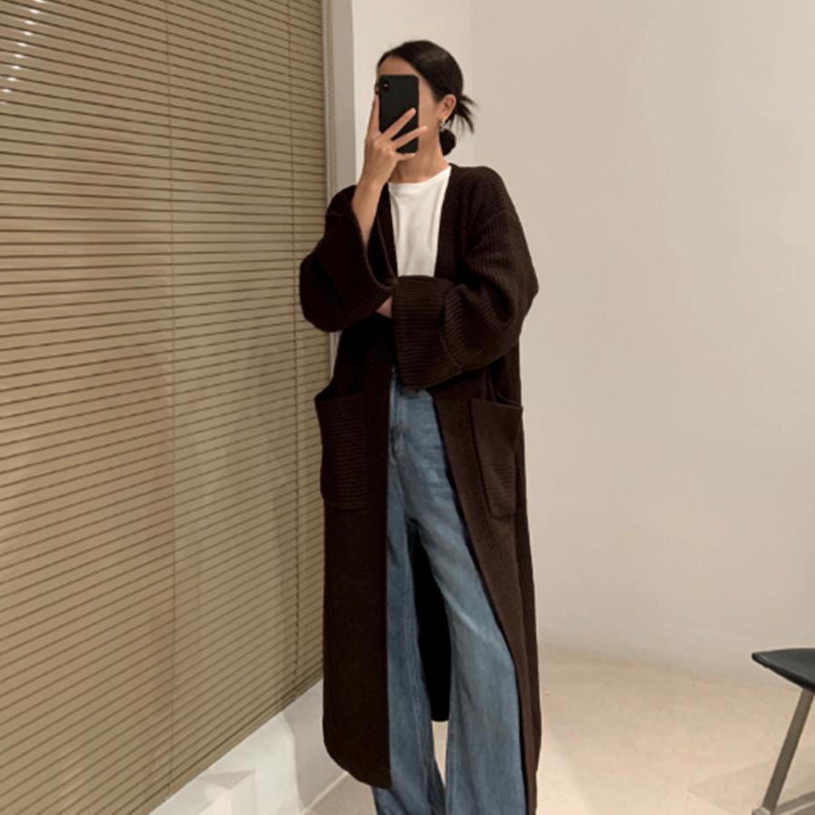 カーディガン | ロング ニットレディース