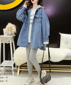 ジャケット・ブルゾン | フード付き デニムジャケットレディース