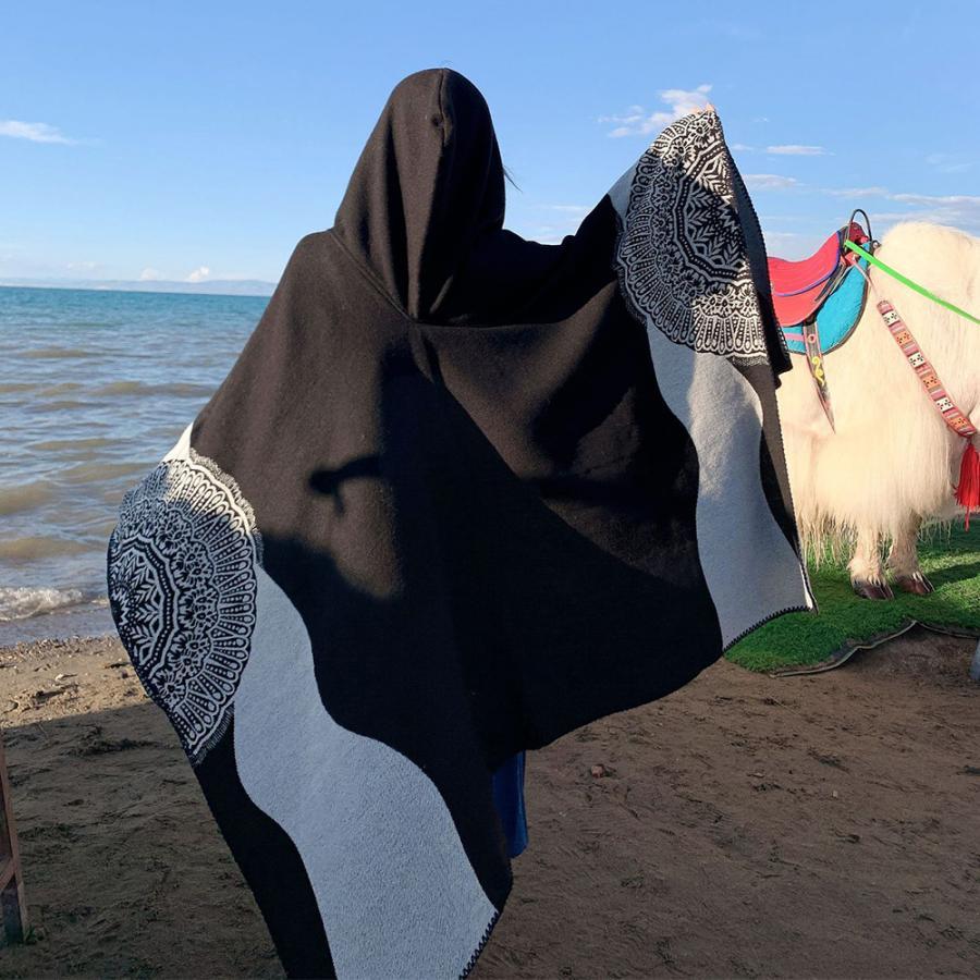 マフラー | ニットマント レディース ニットマフラー