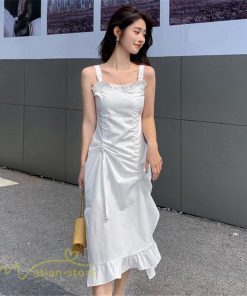 マキシ | サマーワンピース ワンピース レディース 着痩せ ノースリーブ ひざ下 カジュアル 韓国風 無地 気質 可愛い 通勤通学 ロングワンピース 20代30代40代 夏 大人