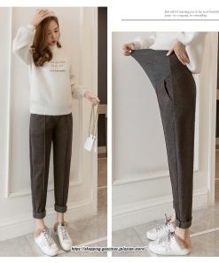 パンツ レギンス | マタニティパンツ 秋冬 テーパードパンツ 厚手 裏起毛 防寒 暖かい マタニティ 産前産後 お腹楽チン スリム ロングパンツ 妊婦 妊娠 ゆったり ママ 妊婦パンツ