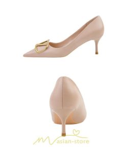 パンプス | ハイヒール 黒 ブラック ベージュ つや消し ヒール レディース ピンヒール ポインテッドトゥ セクシー 可愛い 高め OL 6センチ9.5センチ 通勤 女性