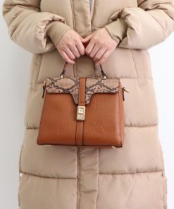 ハンドバッグ | レディース クロコ柄バッグ