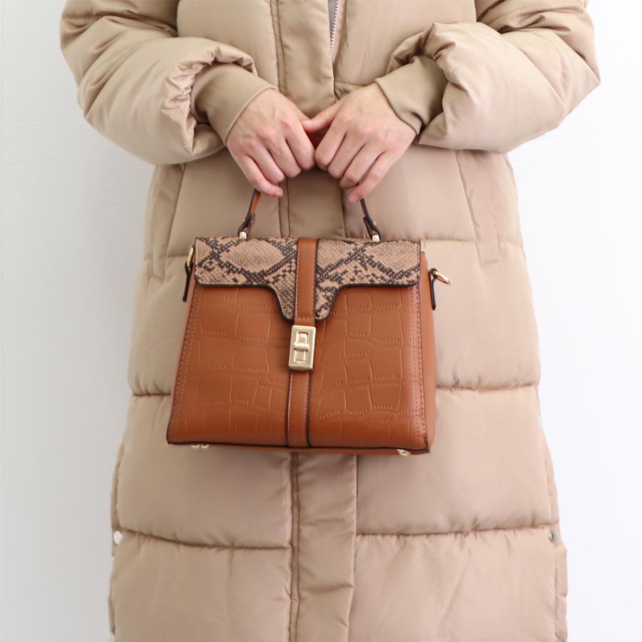 ハンドバッグ | レディース クロコ柄バッグ