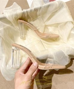 パンプス | サンダル クリアサンダル クリアヒール ハイヒール レディース ストラップ オープントゥ 結婚式 キャバ パーティー 謝恩会 美脚サンダル 通勤用