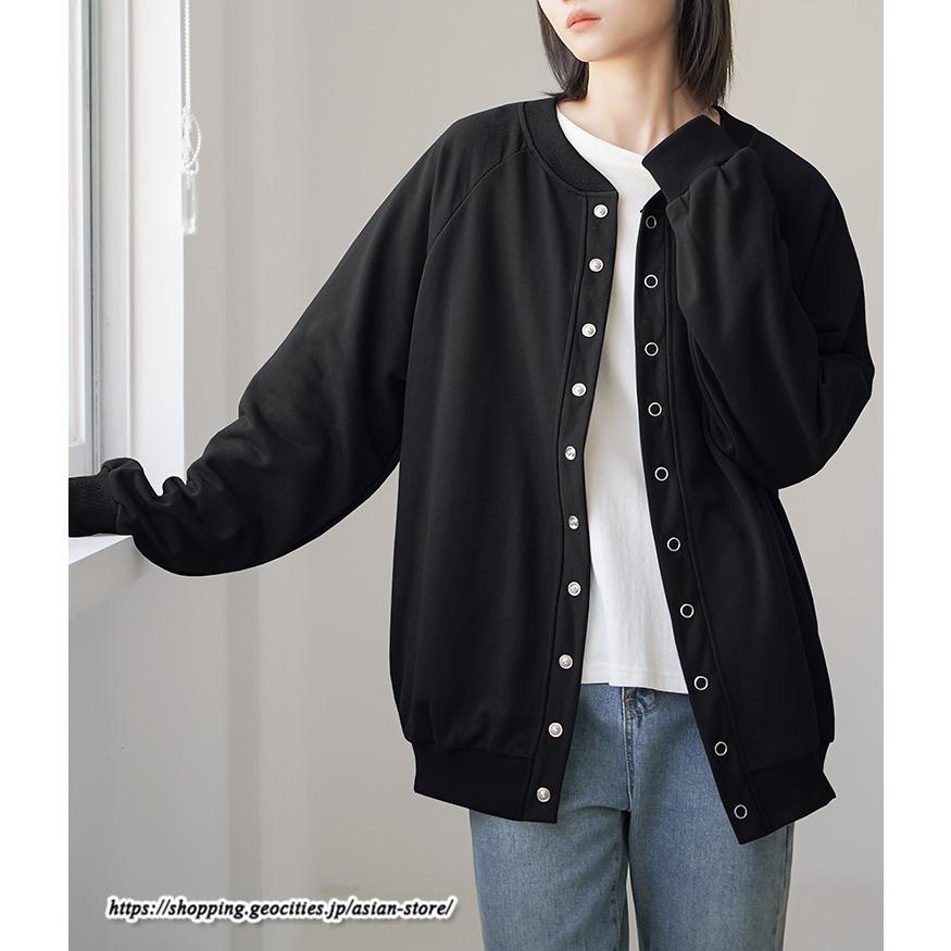 コート・ジャケット | コクーン2WAYカーデ カーディガン レディース 長袖 ジャケット アウター ゆったり コート 秋冬 スタンドカラー 前後 ミドル丈 ボタン ポケット トレーナー