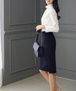 在庫ある | タイトスカート セクシースカート ビジネスオフィススカート フォーマル 膝丈スカート ハイウエスト スリット フェミニン 無地 レディース 通学通勤 OL