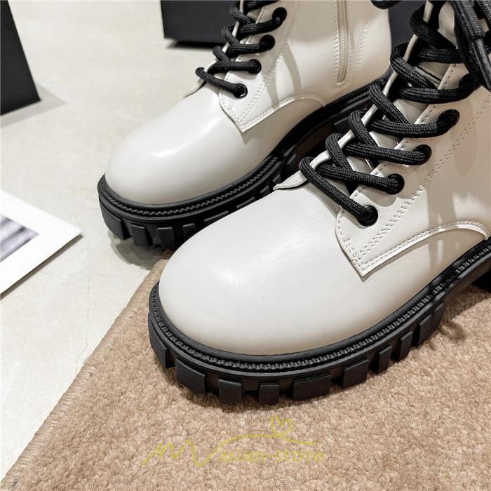 ショートブーツ | ブーツ レディース 黒 低反発 黄色 白 編み上げ 歩きやすい 足が痛くならない 厚底 おしゃれ 春 50代 40代 秋 30代 新作 20代