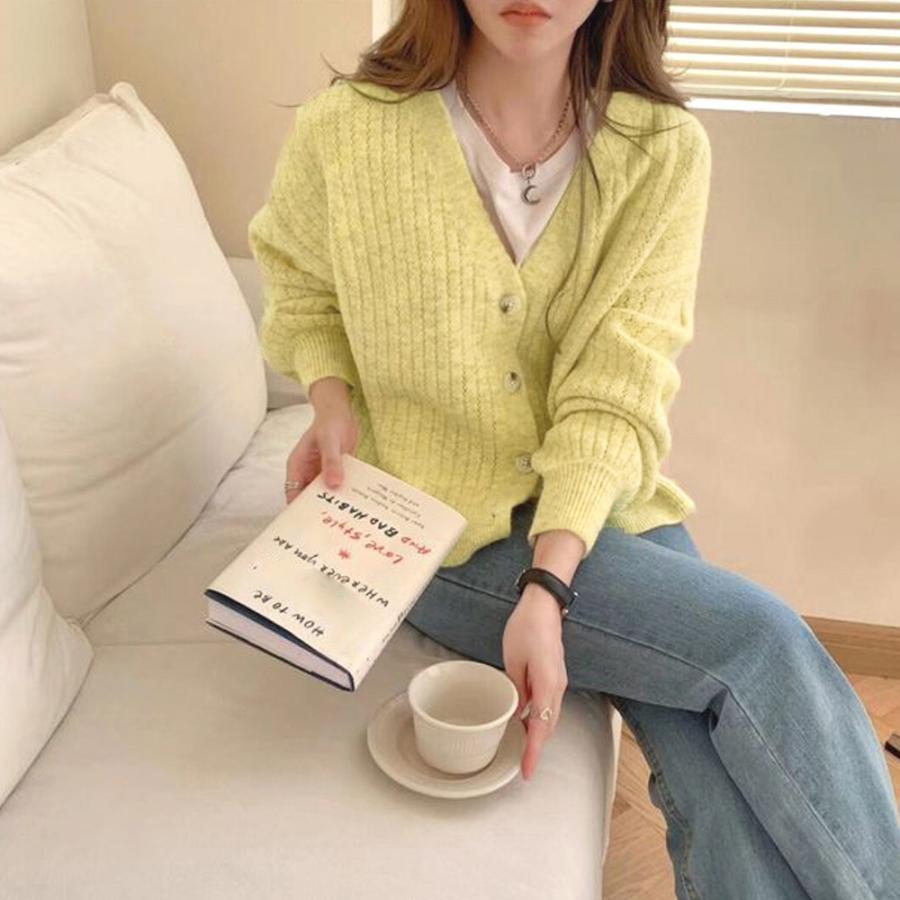ニット・セーター | カーディガン レディース 韓国ファッション