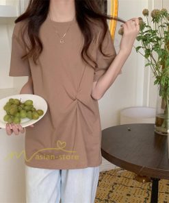 tシャツ・カットソー | Tシャツ カットソー トップス レディース 半袖 無地 春夏新作 オフィス おしゃれ クルーネック シンプル コーデ きれいめ 着痩せ 快適 20代30代40代50代 着回し