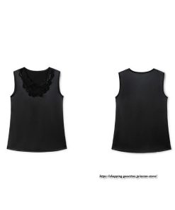 キャミソール タンクトップ | タンクトップ レディース 秋 秋服 レイヤード インナー ノースリーブ 重ね着 ベーシック 夏物 夏秋物 しわにくい とろっと滑らかな肌触りの落ち感素材 春服