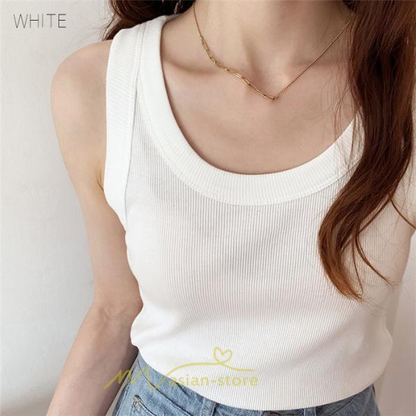 キャミ・タンク | キャミソール レディース トップス ノースリーブ ファッション 韓国風 きれいめ お出かけ ニット 夏 無地 ゆったり ナチュラル デート カジュアル インナー