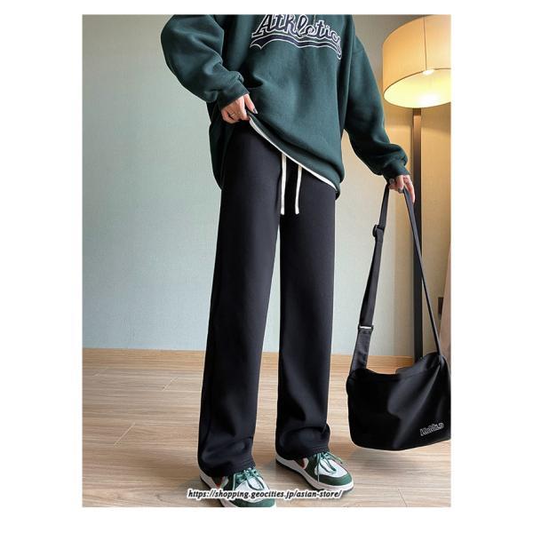 ワイドパンツ | スウェットパンツ レディース パンツ 裏起毛 ズボン ロングパンツ 秋 冬 カジュアル 無地 ウエストゴム 楽ちん ルームウェア シンプル 綿 コットン 動きやすい