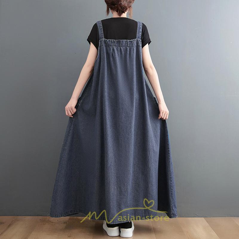 オーバーオール サロペット | オーバーオール レディース スカート サロペット 春 夏 秋 冬 20代 30代 40代 デニム お出かけ ジャンスカ ジャンパースカート ポケット付き デート 外出