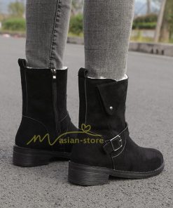 ショートブーツ | スノーブーツ レディース 暖かい 裏ボア シューズ 冬 レディースブーツ ジップブーツ 防寒着 ウインター ブーツ 20代30代40代 スノーシューズ