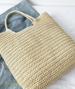 女性用バッグ | カゴバッグ ハンドバッグ ストローバッグ トートバッグ 夏バッグ 手持ち 大きめ 高級感 可愛い おしゃれ かごバッグ 夏 軽量 大容量 手提げ