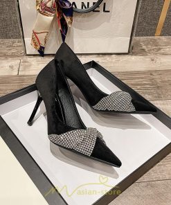 パンプス | 痛くない ハイヒール 走れる ポインテッドトゥ 疲れない 黒 5.5cm 7.5cm 9cmヒール スエード 合成皮革 OL 歩きやすい 楽 通勤 フォーマル