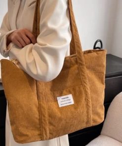 トートバッグ | コーデュロイ 大容量カバン