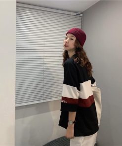 パジャマ ルームウェア | ビッグTシャツ レディーストップス ロングTシャツ ゆったりカジュアル可愛い M L XL XXL ベージュ 黒 ブルー ブラック 2020春夏ロングTシャツ