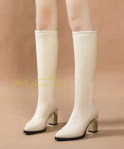 ロングブーツ | ブーツ ヒール カジュアル レディース 靴 シューズ お出かけ 秋冬 ロング丈ブーツ ジョッキーブーツ 春秋冬 黒靴 大人 美脚 太ヒール